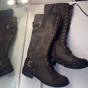 Forever21 Brown combat boots